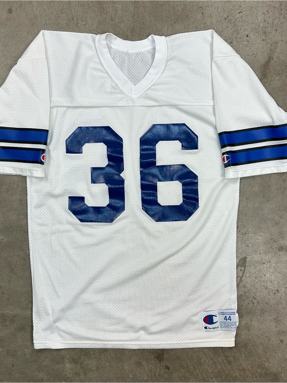 Vintage Champion Made in USA #36 football jersey